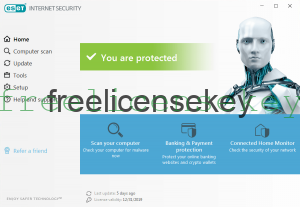 ESET Internet Security 13.1.21.0 Crack 2020 + Premium License Key